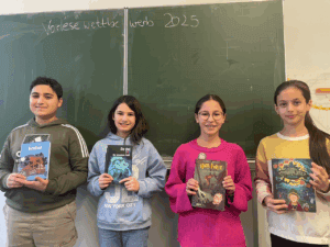 Vorlesewettbewerb 2025: Kopf-an-Kopf-Rennen entschied über nächste Runde